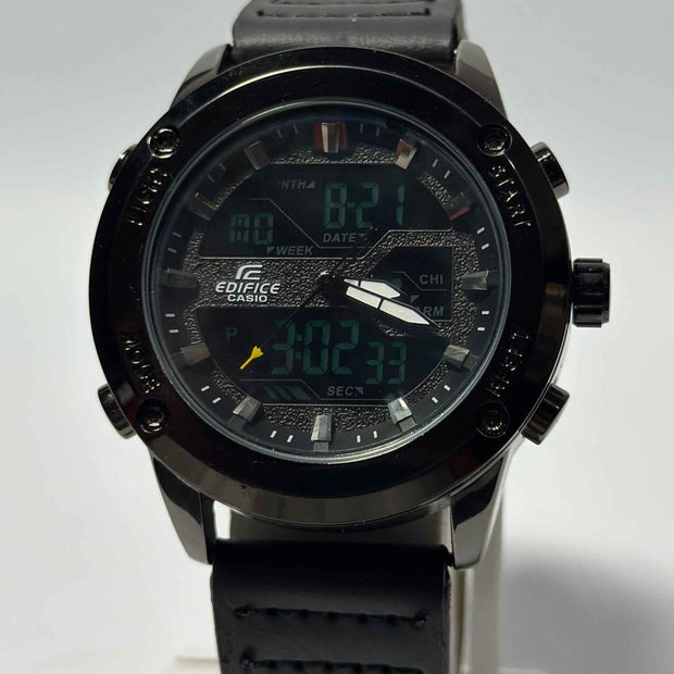 Casio Edifice - Dual Time Watch - Black Dial